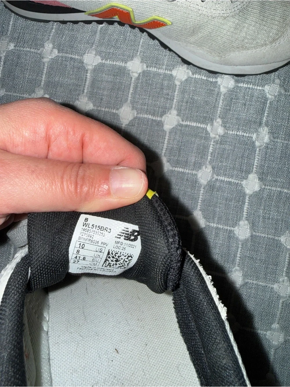 New Balance Sneakers with Orange & Yellow Accents - Picture 4 of 4